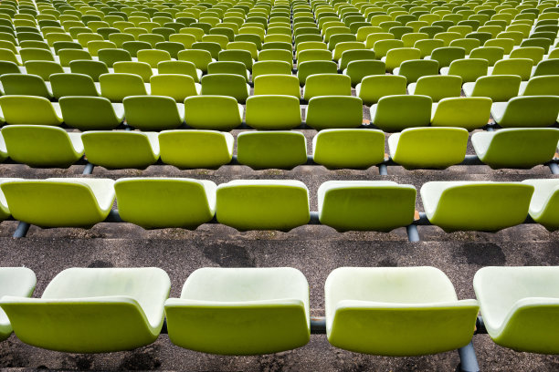 绿色体育场座位图片下载