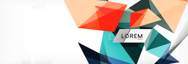 科学背景。抽象的三角模式。向量抽象几何模板图片下载