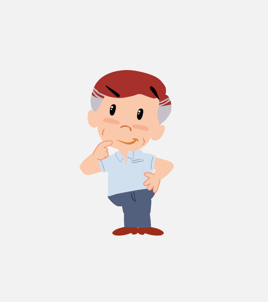 商人在时尚休闲风格体贴和快乐。图片下载