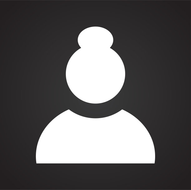 简介图标黑色背景的图形和网页设计，现代简单的矢量标志。网络的概念。时髦的符号为网站设计网页按钮或移动应用程序。图片下载