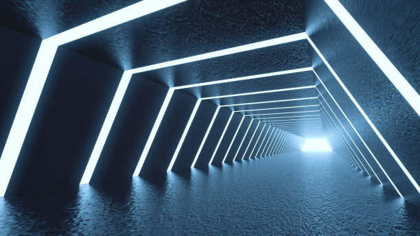 隧道尽头的光图片下载