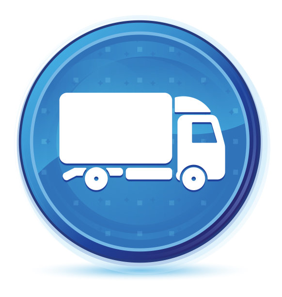 卡车图标午夜蓝色prime圆形按钮图片下载