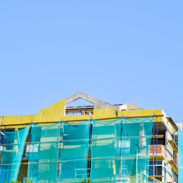 新建的高层建筑里有安全网图片下载