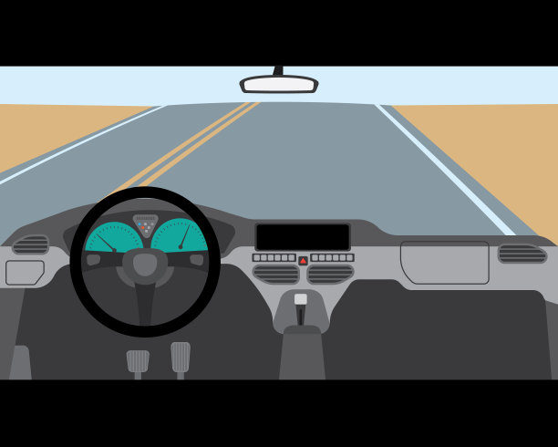 驾驶汽车内视图图片下载