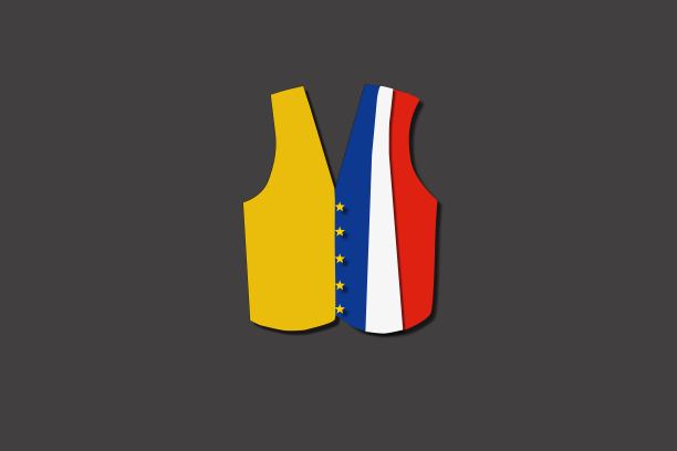 法国黄色背心图片下载