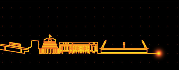 惠灵顿闪电天际线图片下载