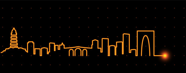 苏州光带天际线图片下载