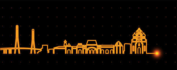 海参崴光带天际线图片下载