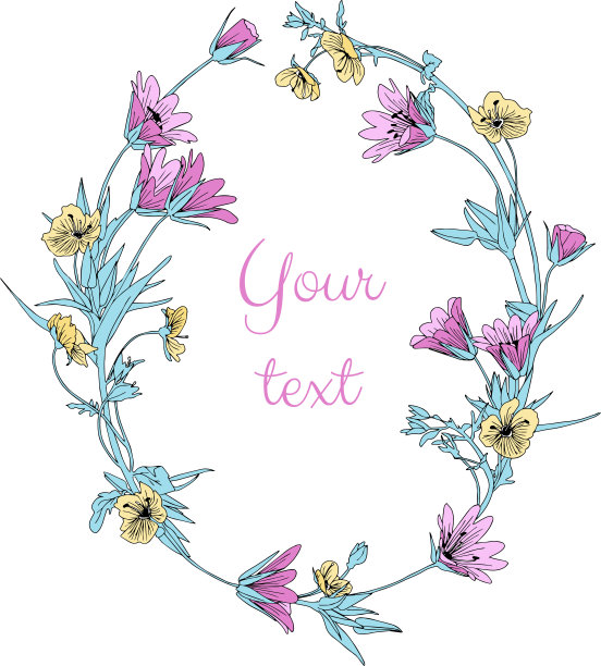 白色花环图片下载