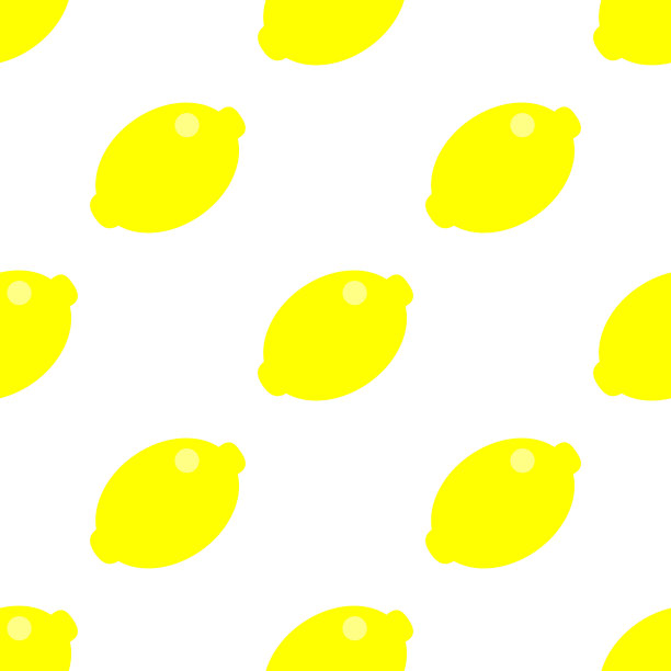 柠檬无缝模式矢量插图。夏季设计图片下载
