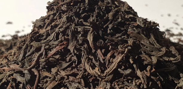 宽松的红茶。干燥的红茶图片下载