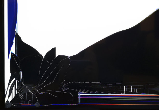 液晶电视屏幕破裂图片下载