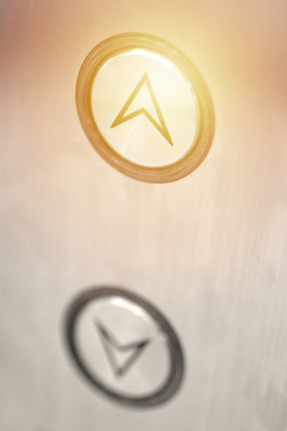 上下电梯按钮的特写图片下载