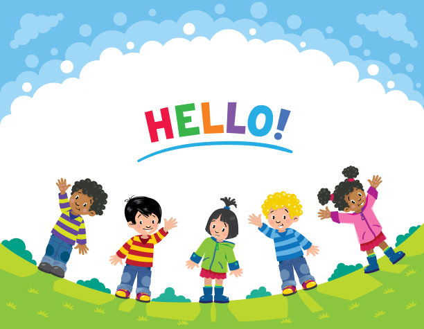 的孩子。设计模板与孩子和背景图片下载