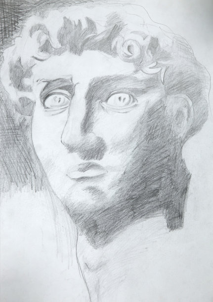 神话——古罗马雕塑肖像画图片下载