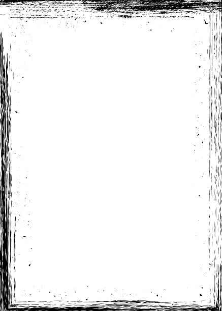 手画矩形边框与社会媒体故事或张贴布局的复制空间。难看的东西变形框架。易于编辑矢量模板为您的设计。图片下载