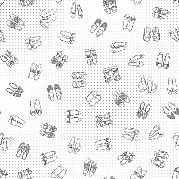 女人的鞋子有某种图案，图片下载