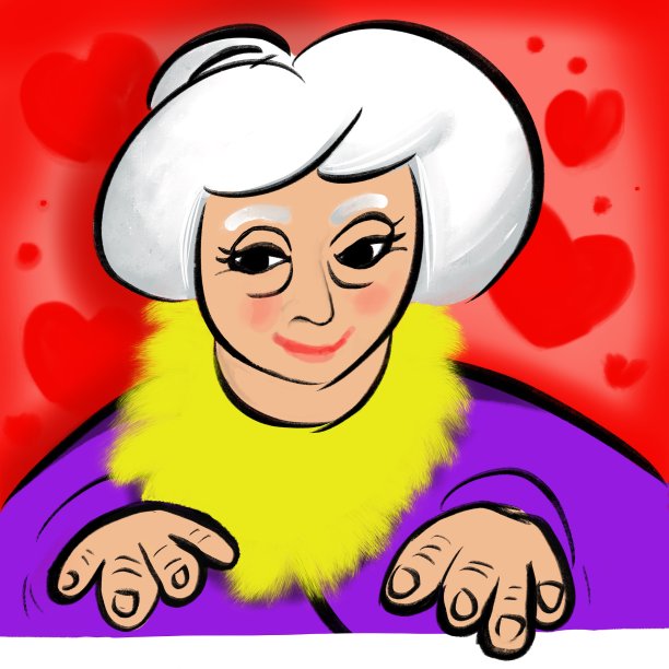 社交媒体上的老妇人图片下载