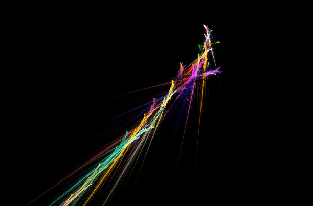 黄色、蓝色、粉红色的分形背景。幻想的分形结构。数字艺术。3 d渲染。计算机生成图像。图片下载