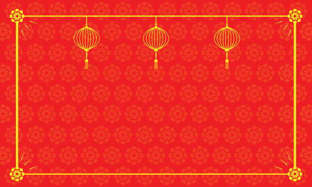 Happy chinese new year symbol 2019模板横幅，海报，贺卡。壁纸花朵图案。矢量插图，中国庆祝素材图片