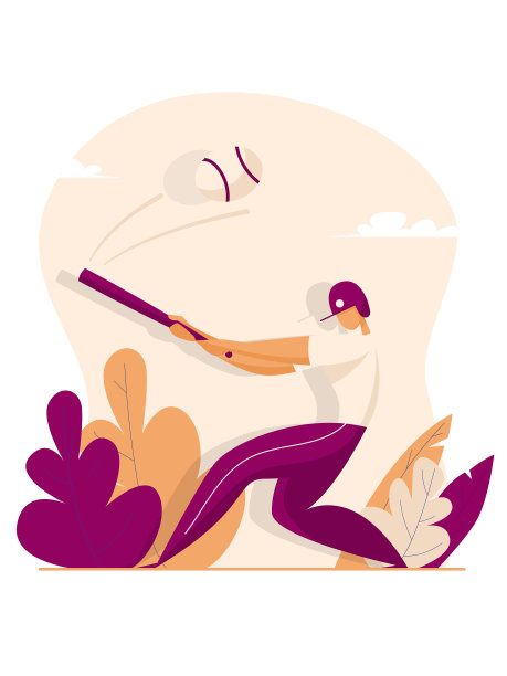 棒球运动员击球图片下载