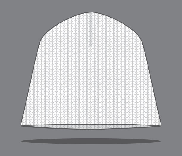 编织帽矢量模板图片下载