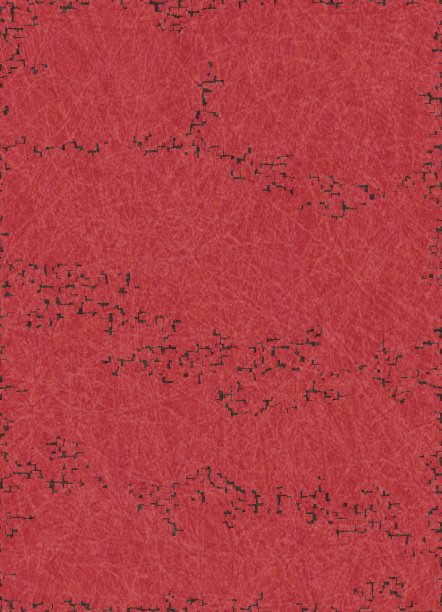 抽象背景与划痕纹理，蓝色斑点的红色背景，垃圾。图片下载