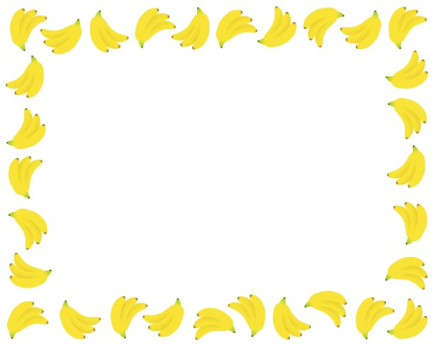 香蕉框架图片下载