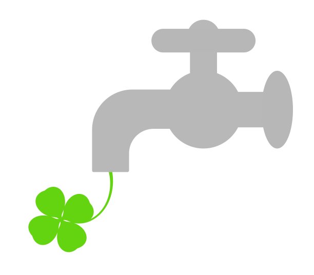 水龙头,三叶草图片下载