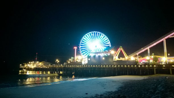 圣塔莫尼卡太平洋公园-码头图片下载