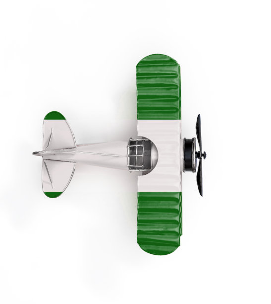 鹿特丹国旗旅行金属玩具飞机孤立在白色图片下载