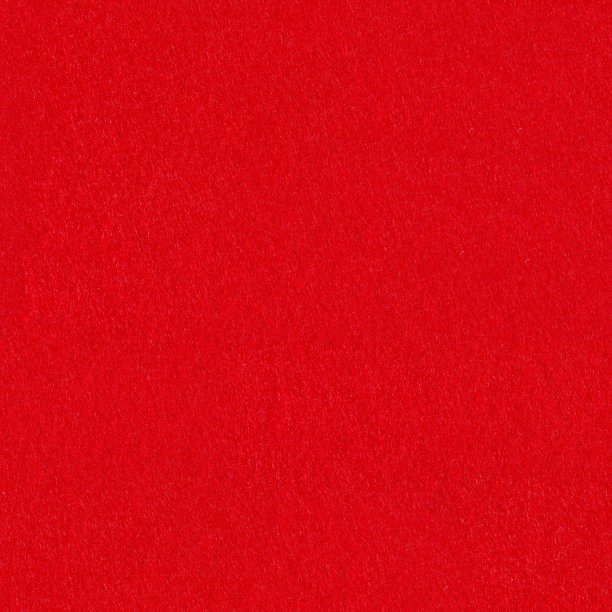 鲜红的毛毡质地粗糙。无缝方形背景，瓷砖准备。素材图片