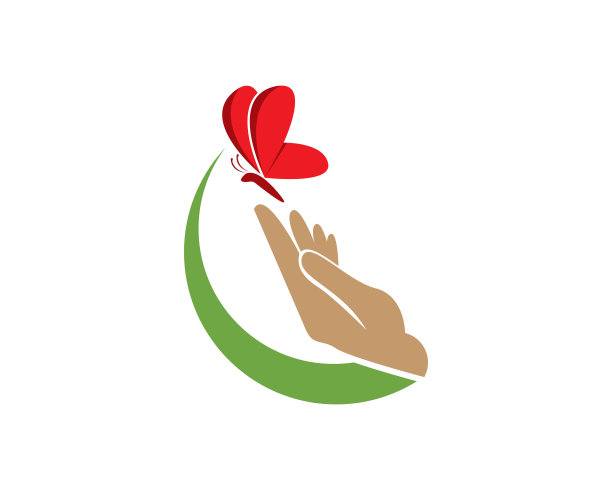 蝴蝶图标矢量插图图片下载