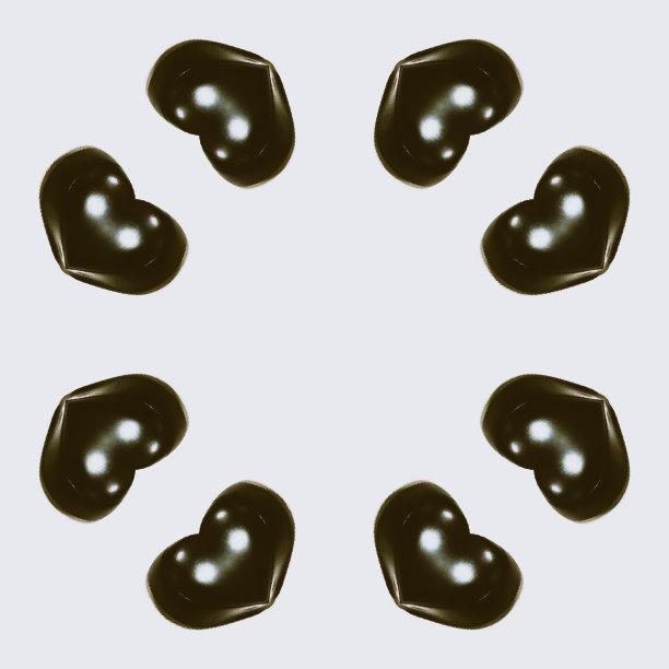 无缝图案黑色心形抽象纹理或墙纸设计。情人节的概念。复古和复古的背景。图片说明，平面设计。图片下载