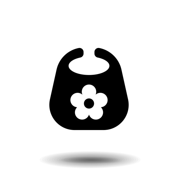 婴儿围兜图标图片下载