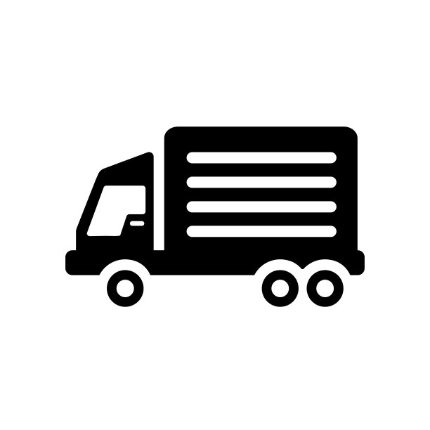 卡车图标。时尚卡车标志概念的白色背景从运输收集图片下载