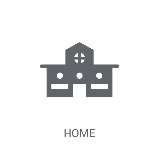 家图标。时尚的家标志概念上的白色背景从房地产收集图片下载