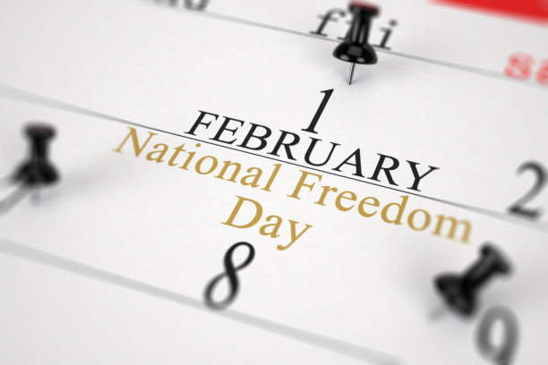 日历概念国家自由日图片下载