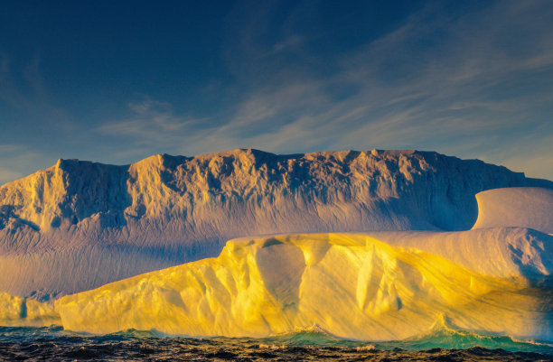 威德尔海的日落图片下载
