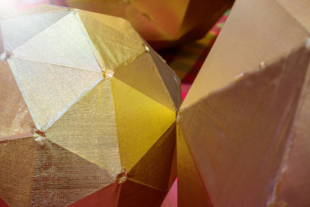 未来设计元素与六角形结构图片下载