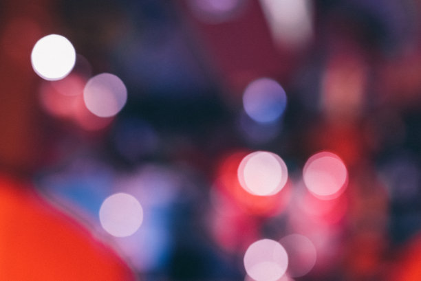 散景灯图案配红灯笼LED灯图片下载