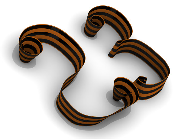 23号形状的圣乔治丝带图片下载