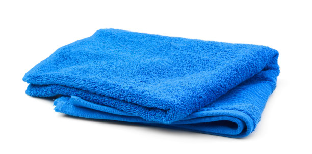 毛巾孤立在白色背景上图片下载