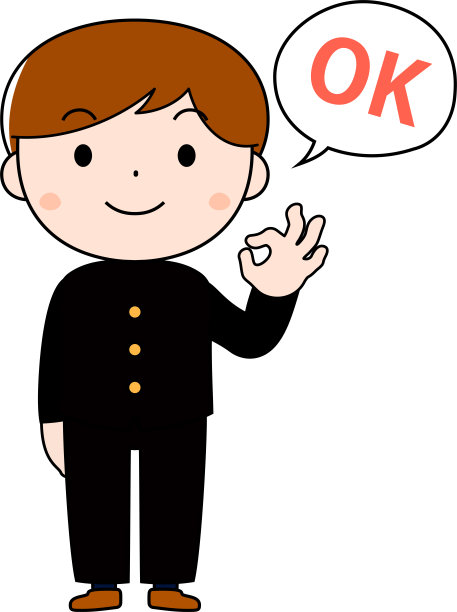 严肃的男生穿着学生服装表达情感图片下载