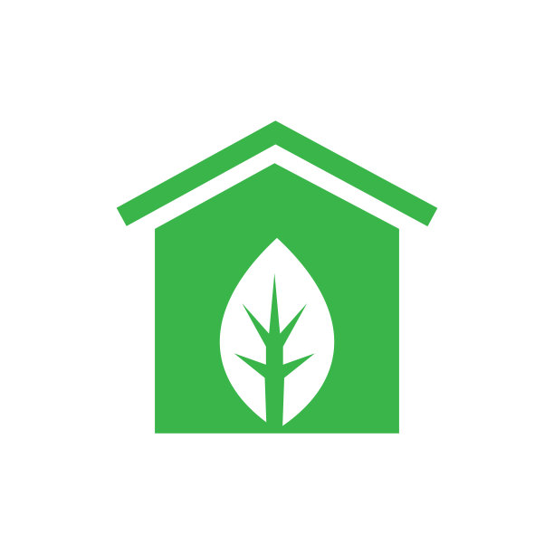 绿色home图标在白色背景的图形和网页设计，现代简单的矢量标志。网络的概念。时髦的符号为网站设计网页按钮或移动应用程序。图片下载