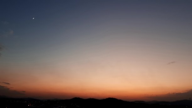 天空日落之后图片下载