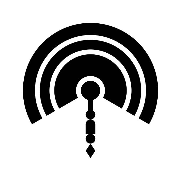 手扇向量，中国农历新年线条风格的图标图片下载