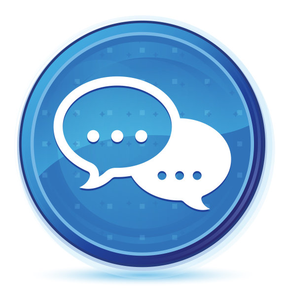 谈话气泡图标午夜蓝色prime圆形按钮图片下载
