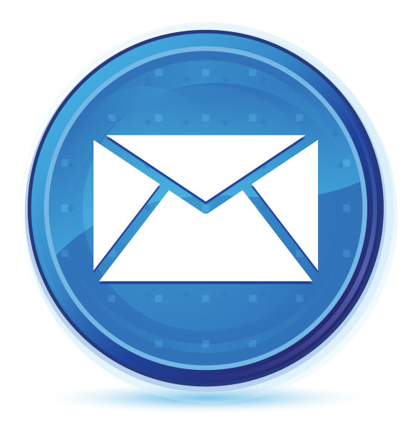 电子邮件图标午夜蓝色素数圆按钮图片下载