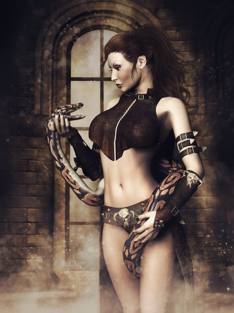 幻想耍蛇人图片下载